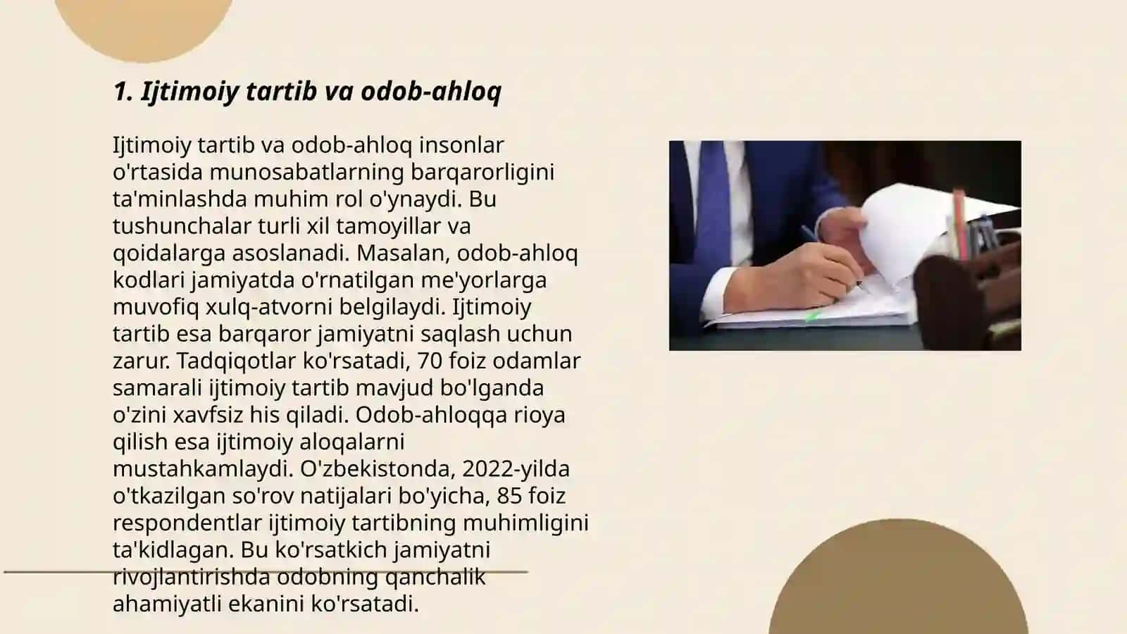 Ijtimoiy tartib nima 3