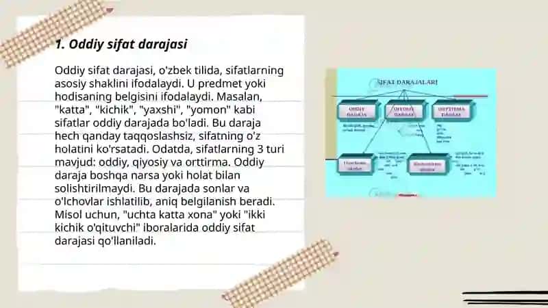Oddiy sifat darajasi 3