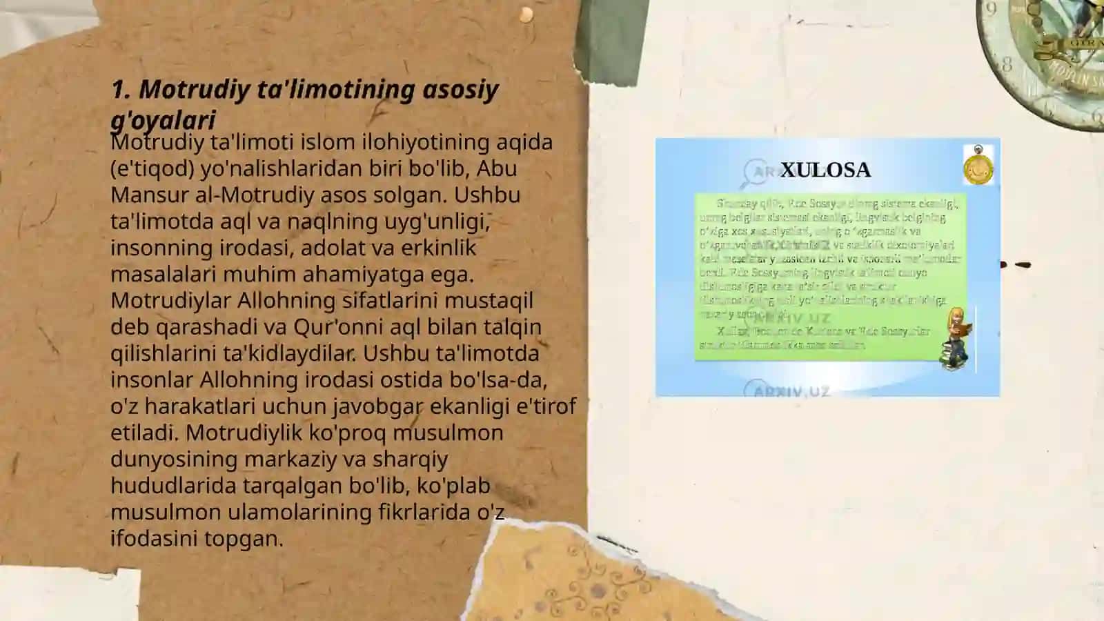 Imom al-Motrudiy ta'limoti 3
