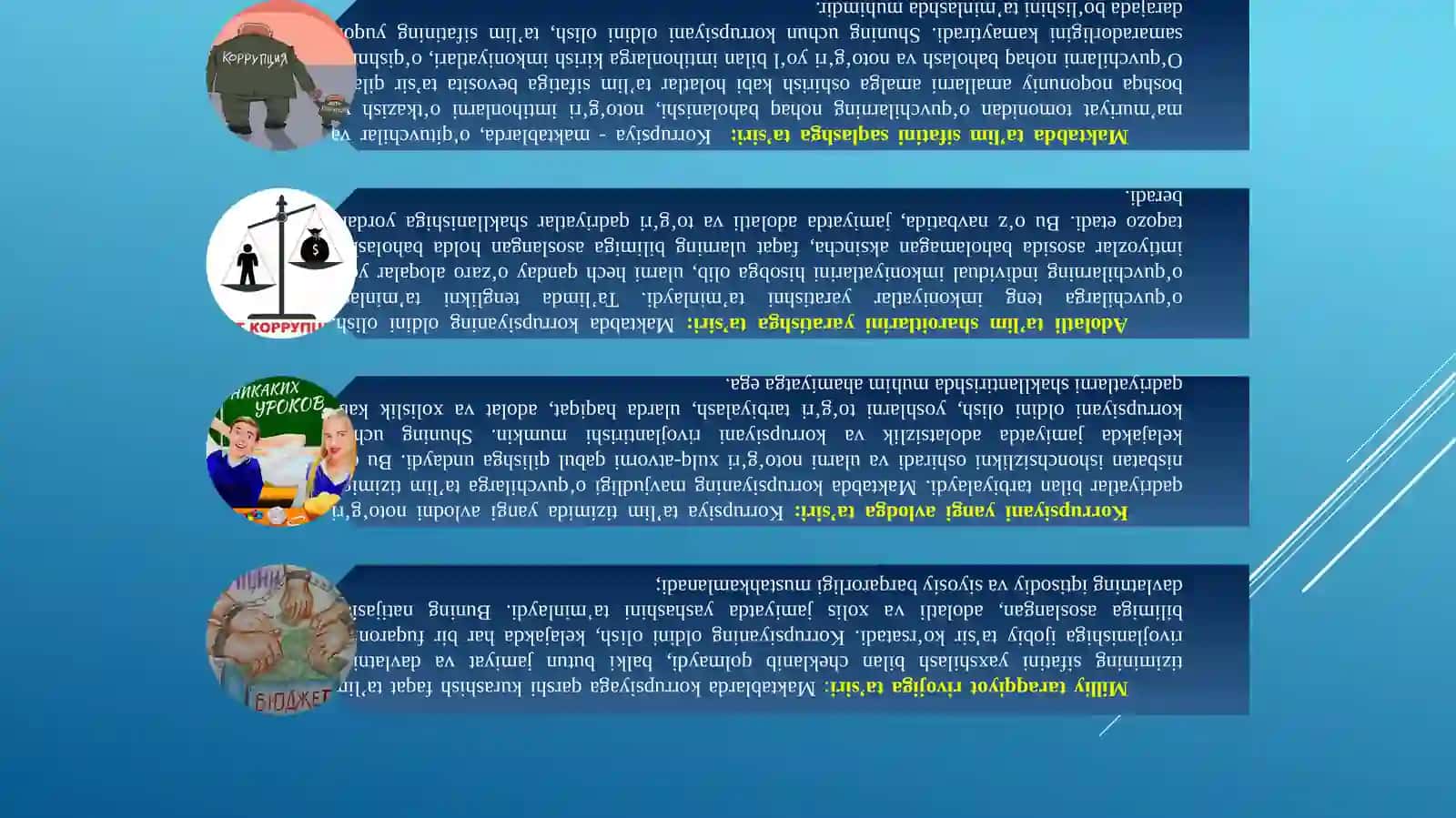 MAKTAB BOSHQARUVIDA KORRUPSION XAVF-XATARLARNI ANIQLASH 3
