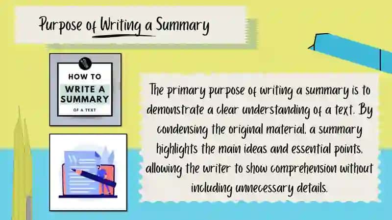 Writing a summary 3