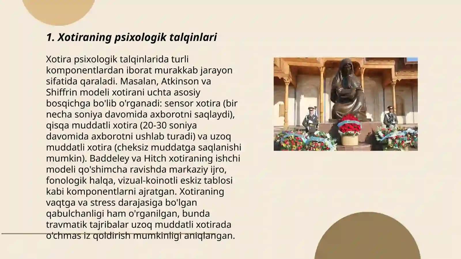 Xotiraning psixologik talqinlari 3