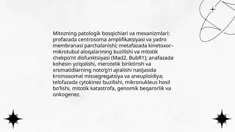 Mitoz va meyoz patalogiyasi 3
