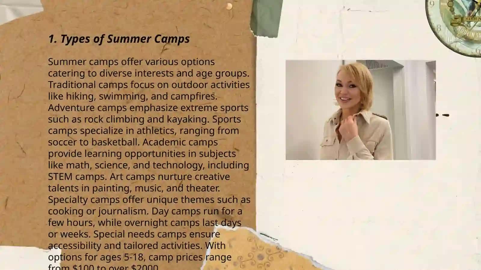 Types of Summer Camps 3