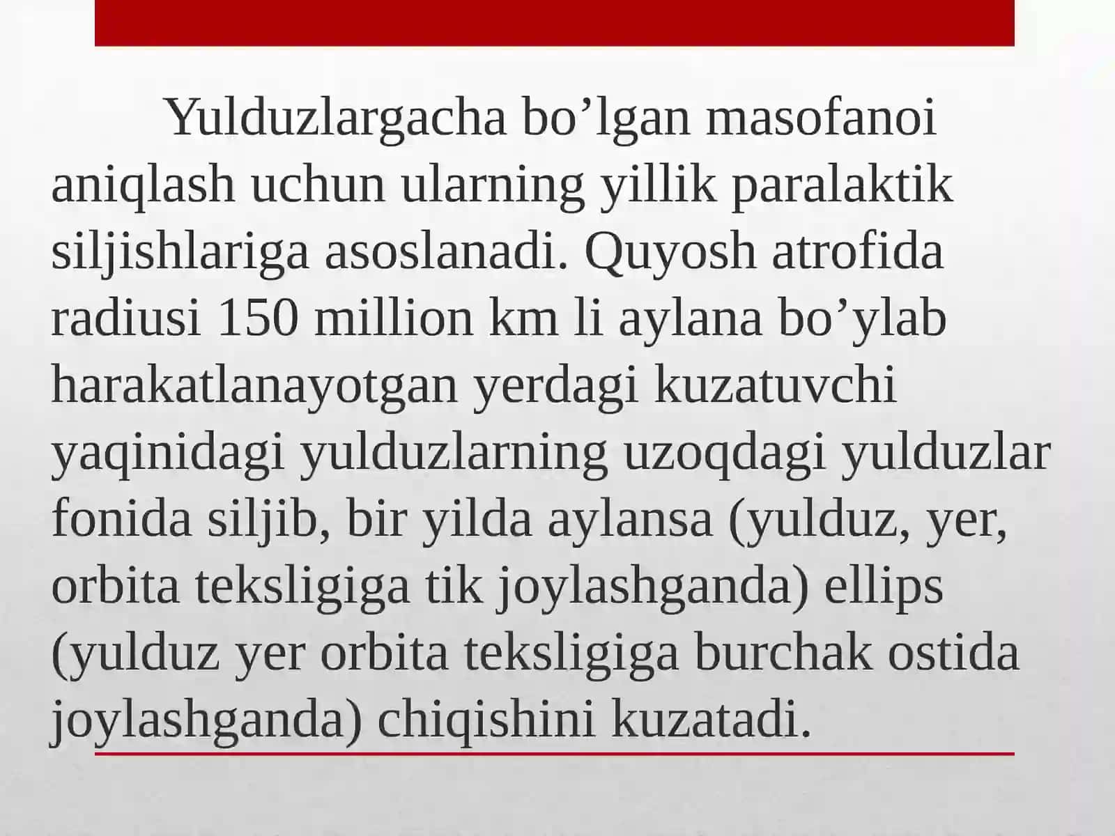 Yulduzlarkoinotdaengko’ptarqalaganjismlardir 3