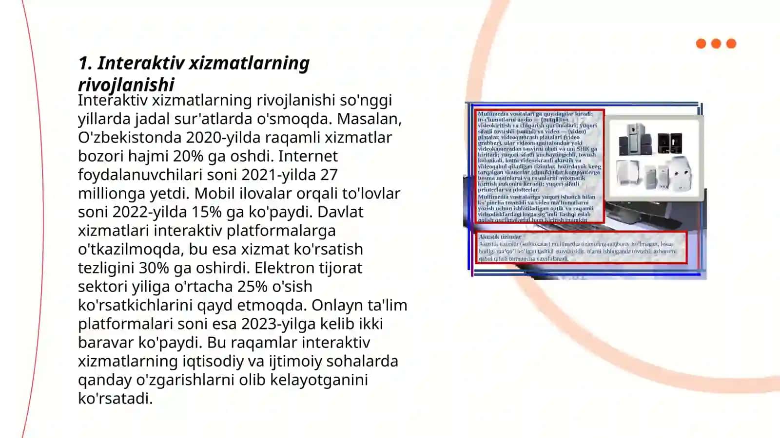 Interaktiv xizmatlar va ular bilan ishlash 3