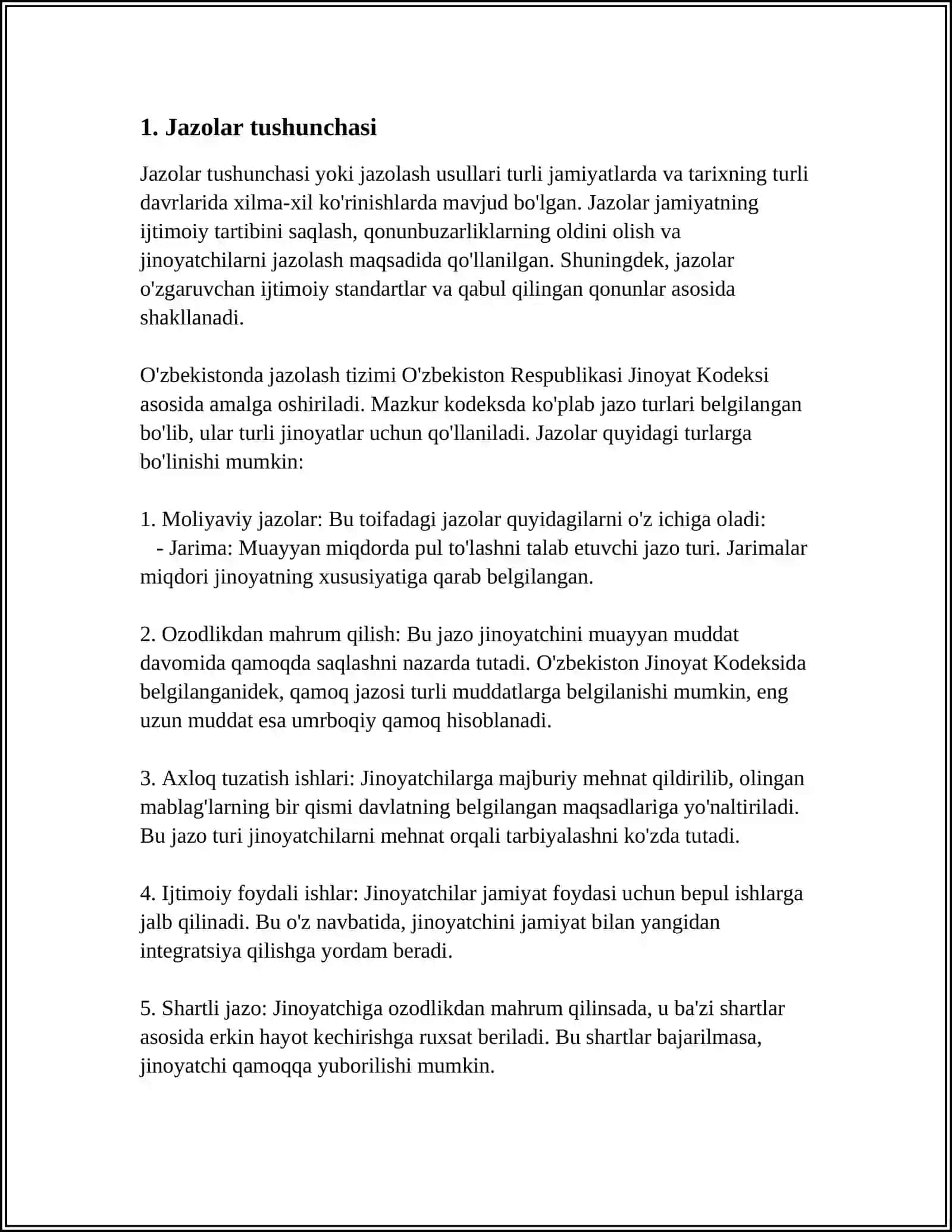 Jazolar tushunchasi 3