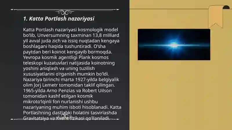 Katta Portlash nazariyasi 3