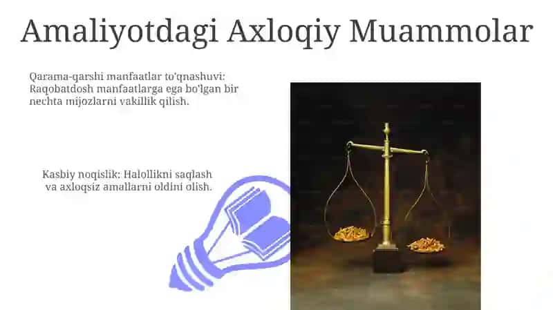 Huquqshunos etikasi(lawyer ethics) 3