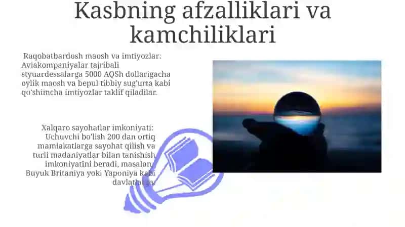 Mening kelajakdagi kasbim: Styuardessa 3