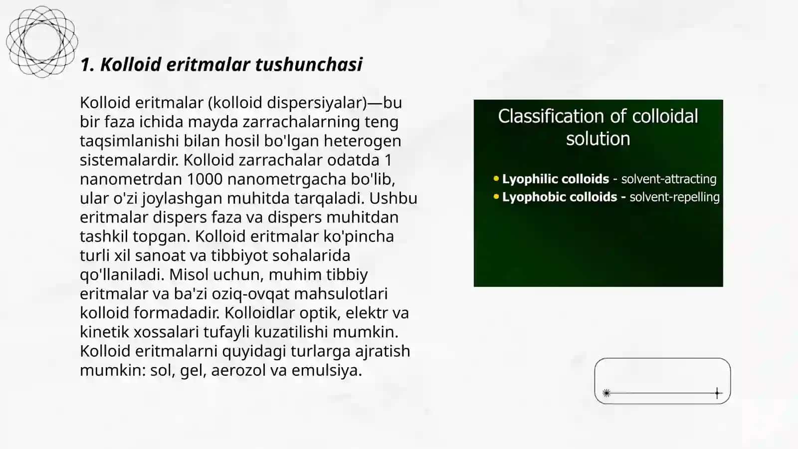 Kolloid eritmalar tushunchasi 3