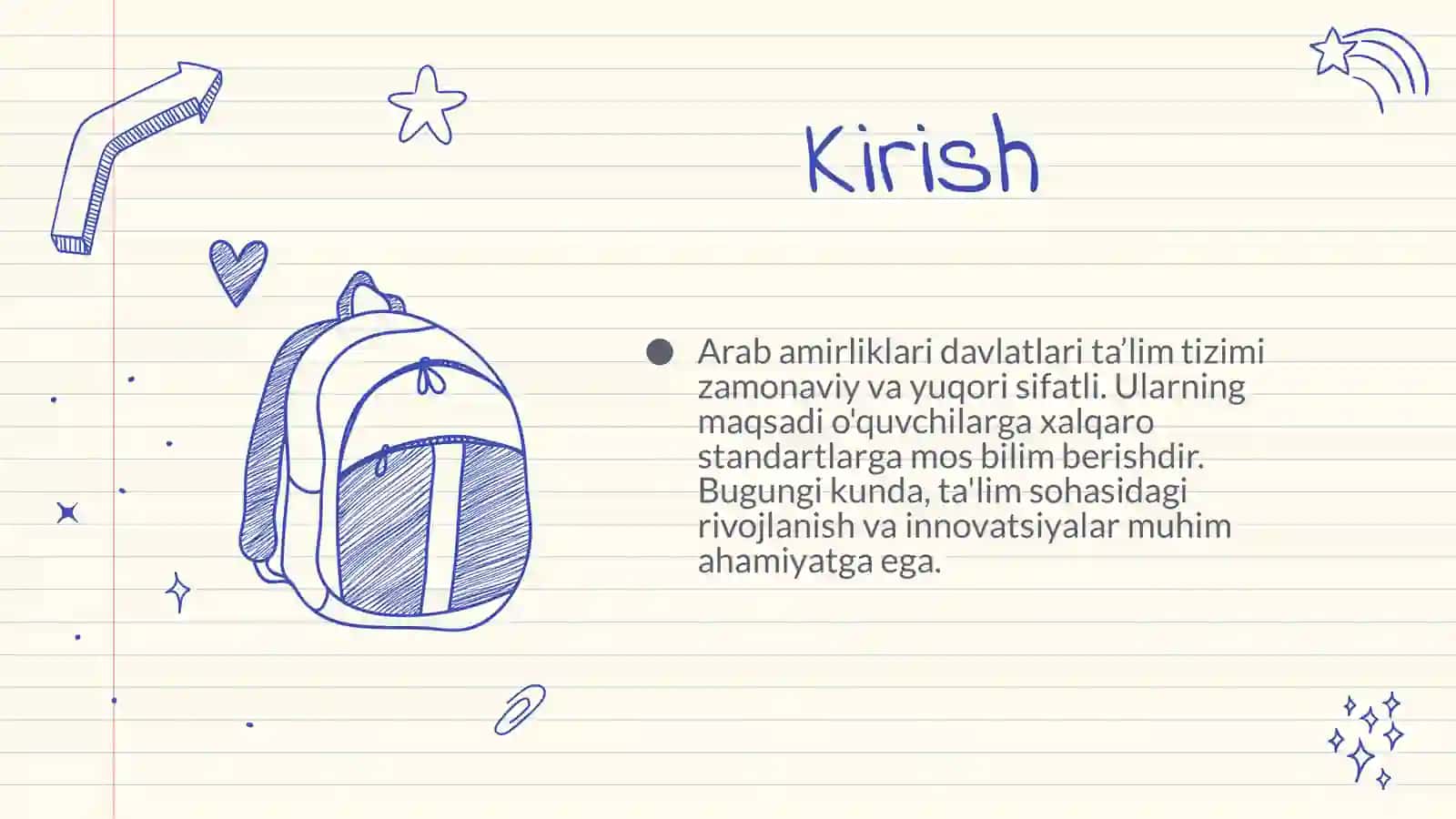 Arab amirliklari davlatlari ta’lim tizimi 3