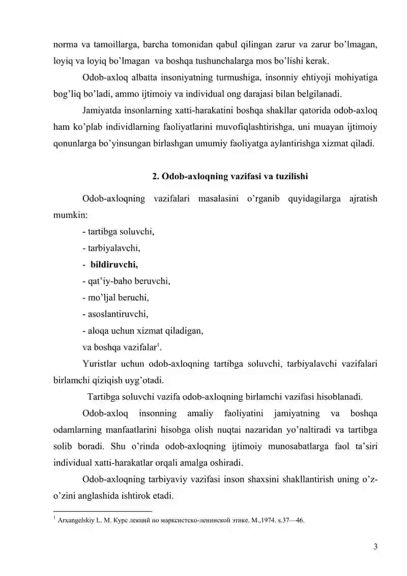 Odob-axloqning tushunchasi va mohiyati 3