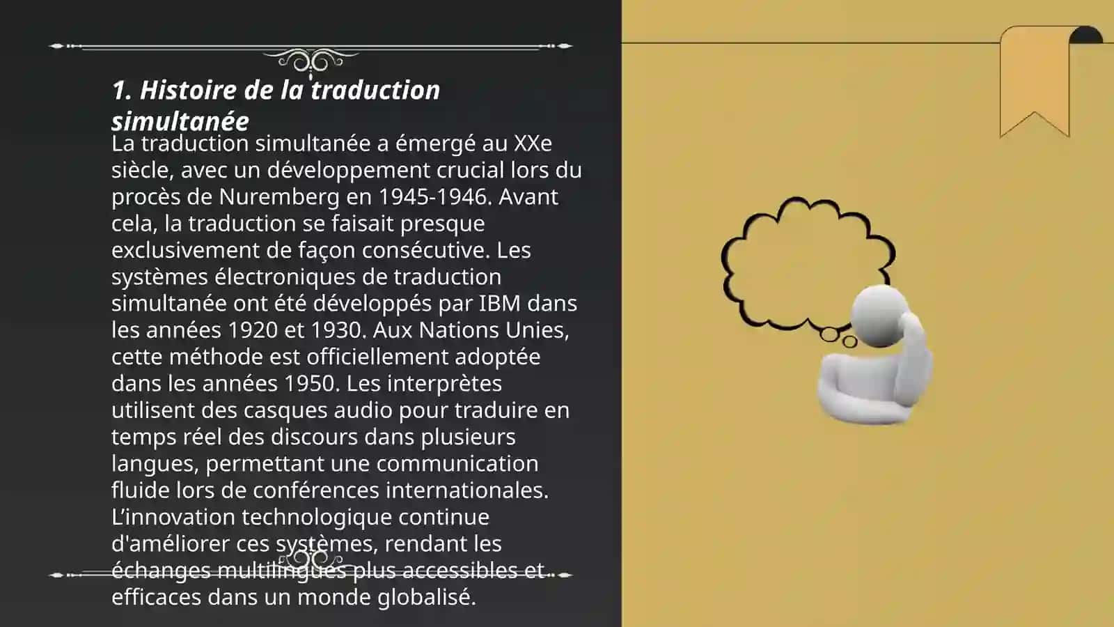 La traduction simultanée du discours oral 3