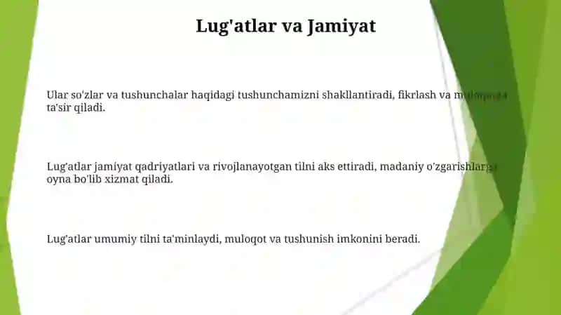 Tilning luģaviy sathi 3