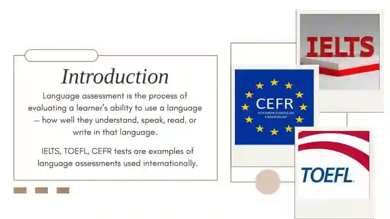 Assessment in Second language Classrooms 3