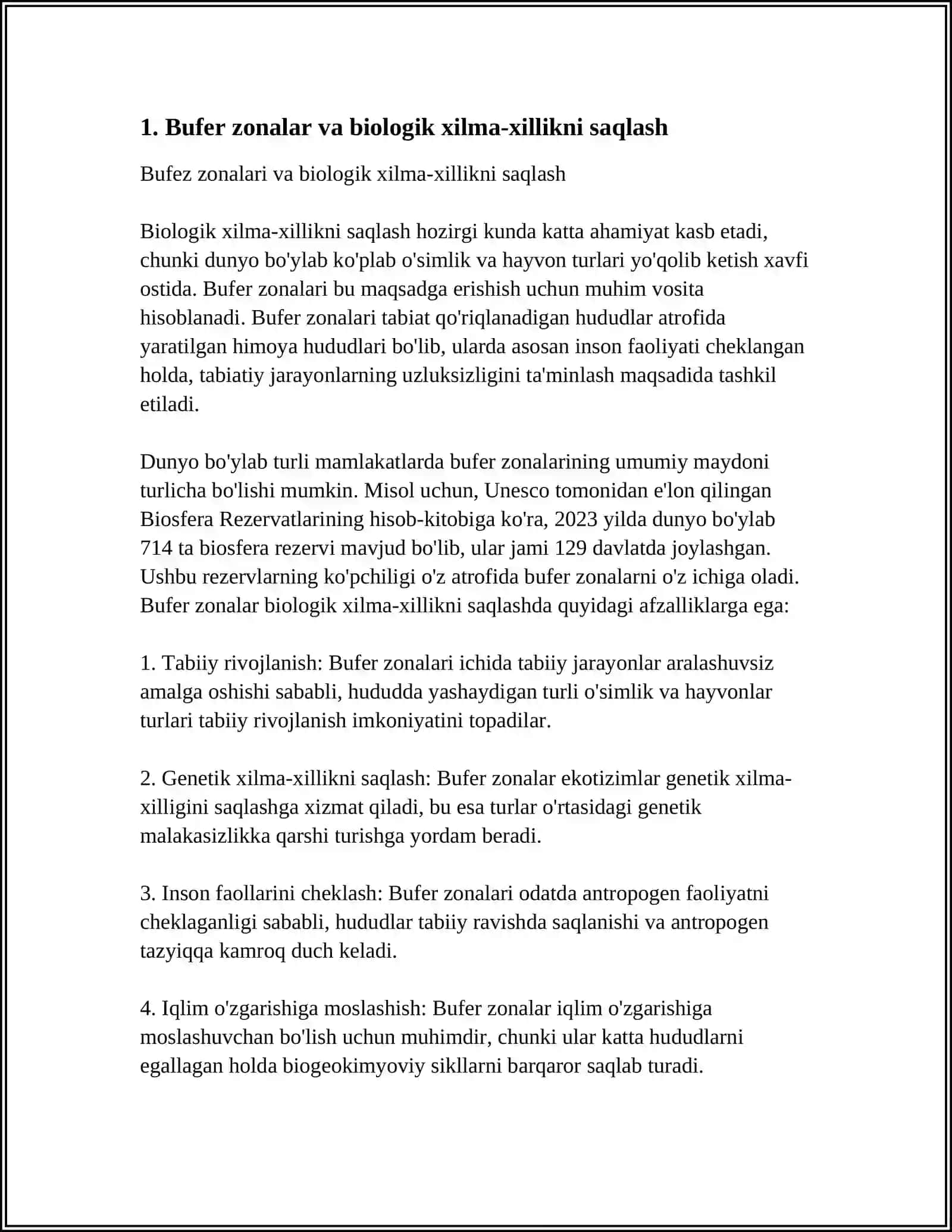 BUFER ZONALAR VA ULARNING AHAMIYATI 3