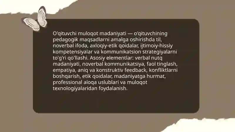 Õqituvchi Muloqot Madaniyati 3