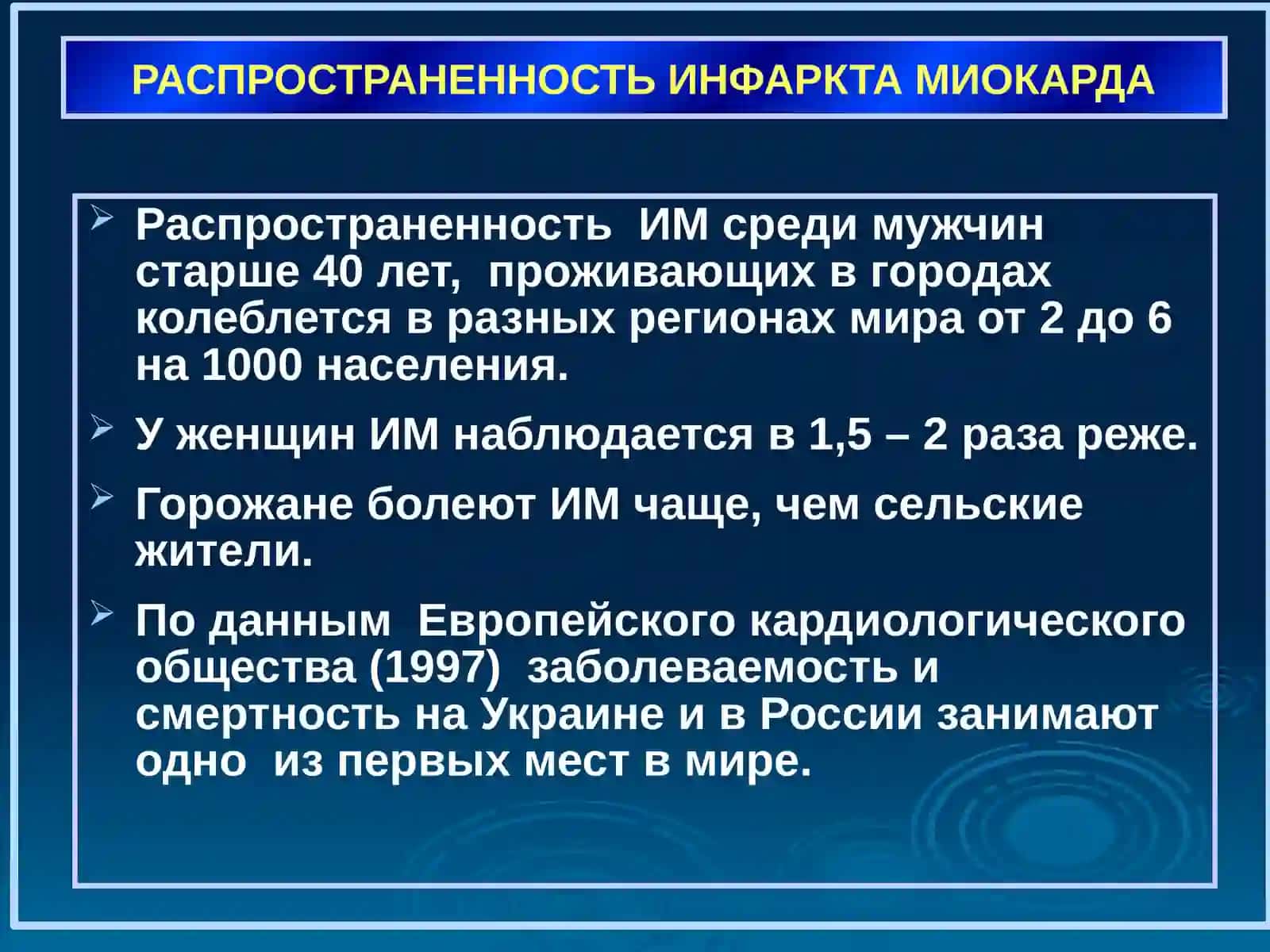 ИНФАРКТ МИОКАРДА 3