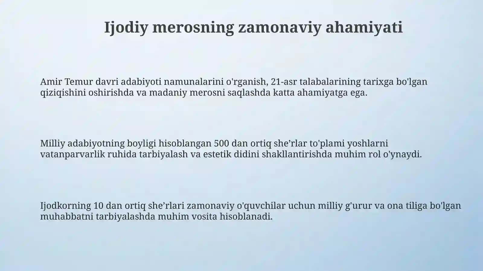 Amiriyning kichik lirik she'rlari tahlili 3
