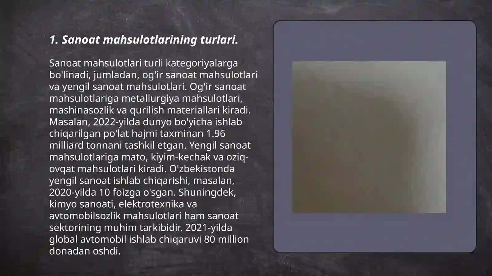 Sanoat mahsulotlarini sinflanishi 3