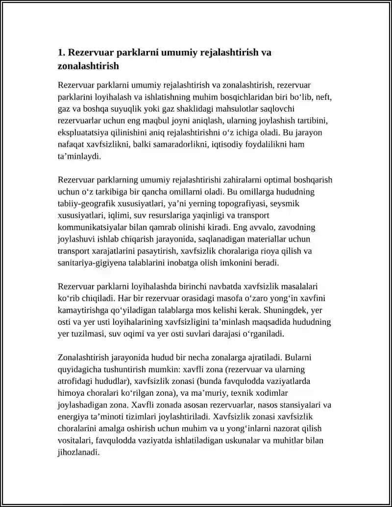 REZERVUAR PARKLARINI LOYIHALASH VA ISHLATISH 3