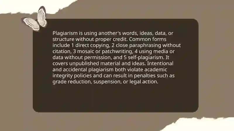 Avoid plagiarism 3