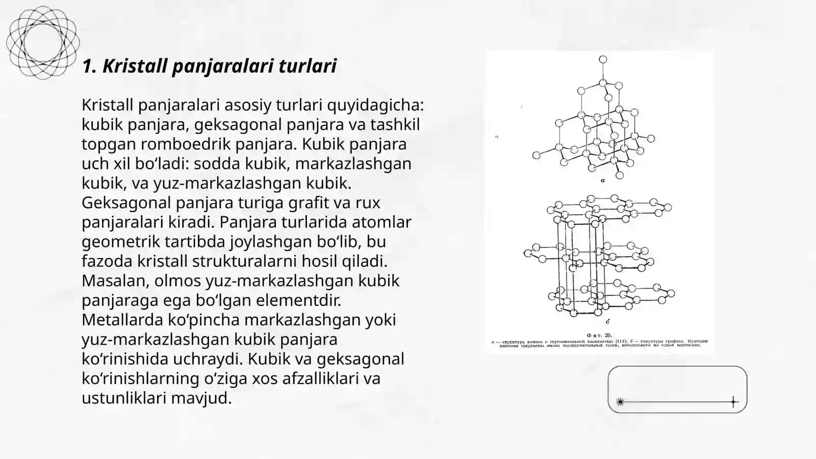 Kristall moddalarning tuzilishi 3