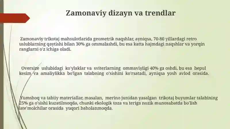 Trikotaj Mahsulotlar Assortimenti 3