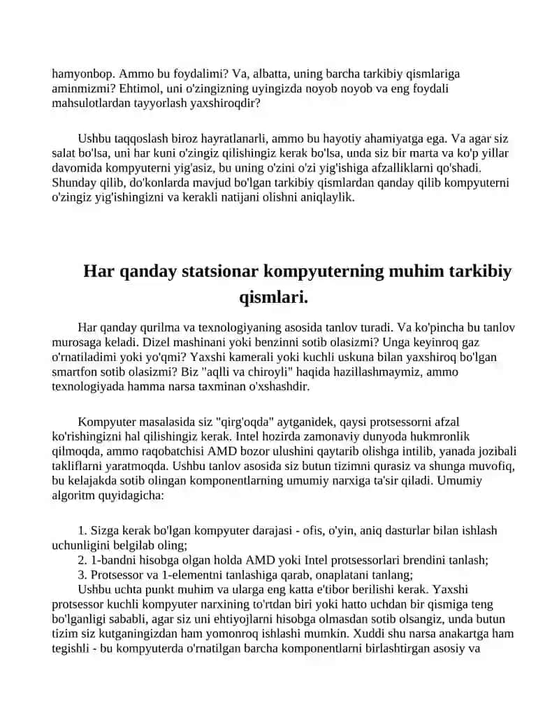 Kompyuterni qanday yig'ish mumkin? 3
