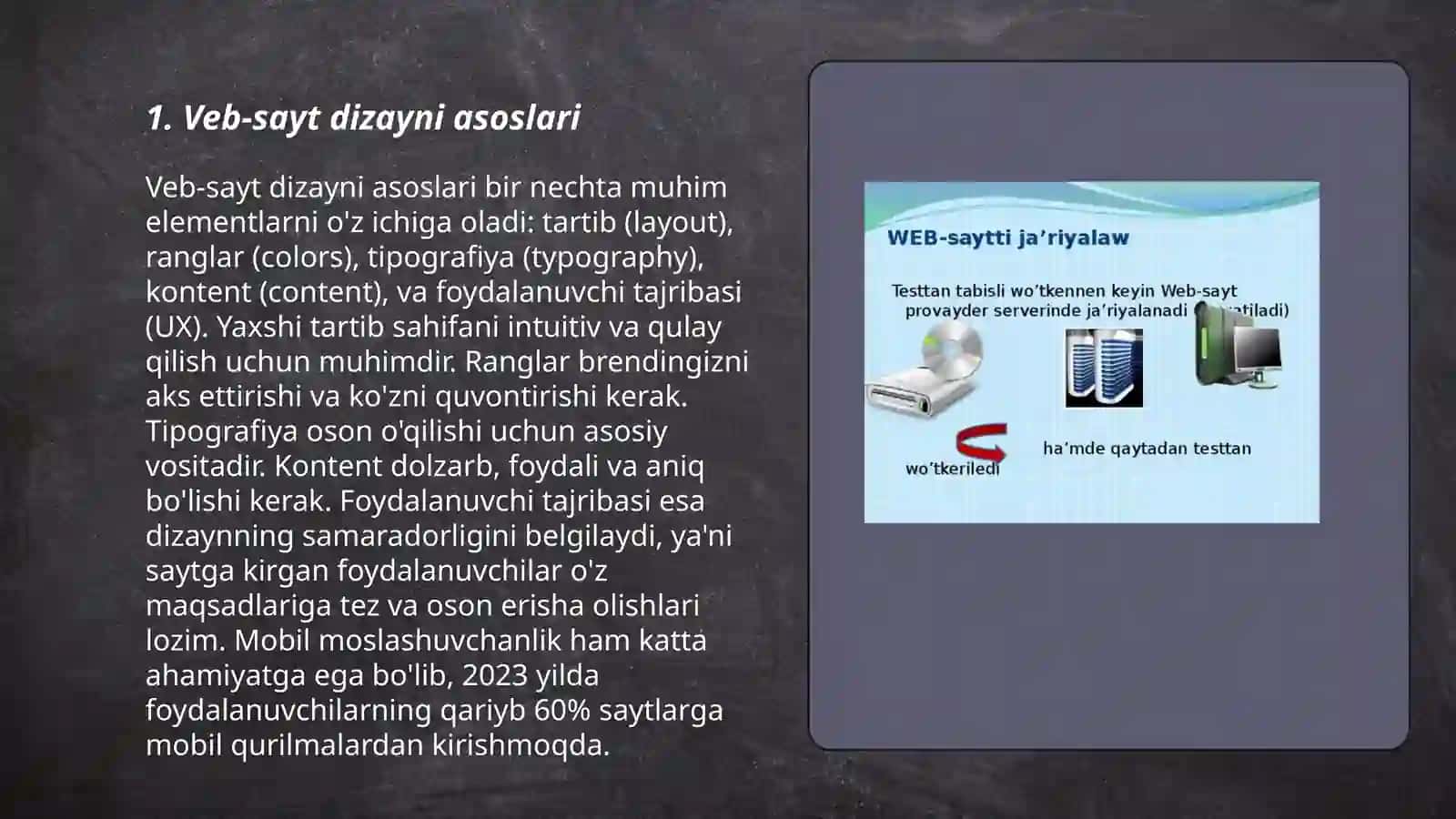Veb-sayt dizayni asoslari 3