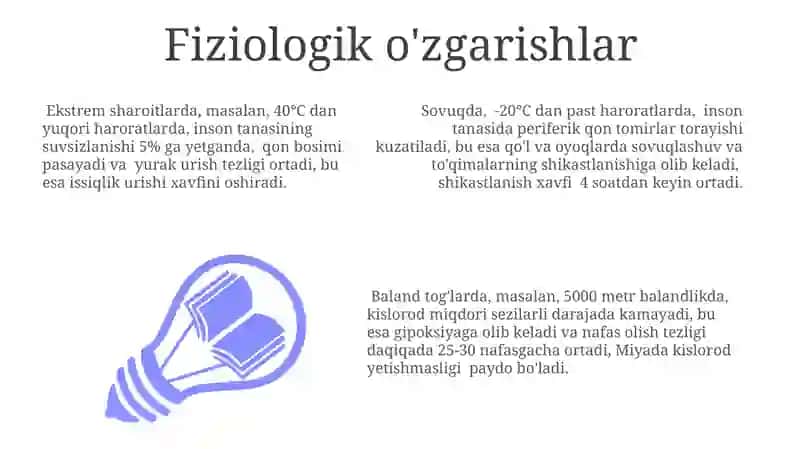 Fiziologik o'zgarishlar 3