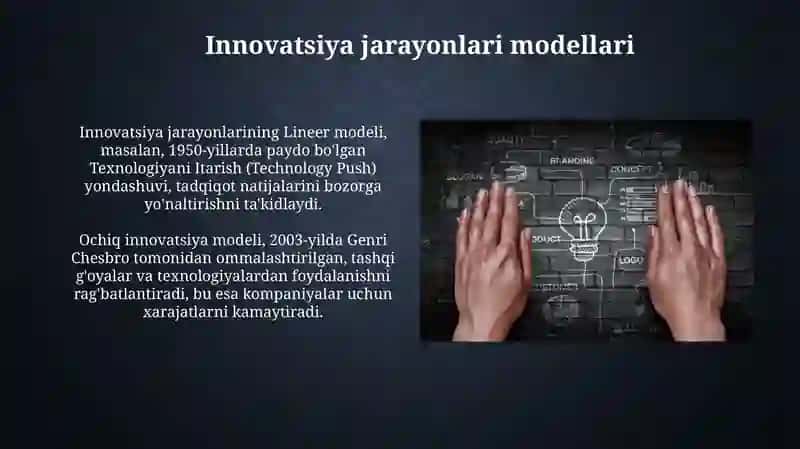 Innovatsion jarayonlarning modellari 3