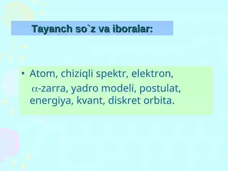 Atom Tuzilishi 3
