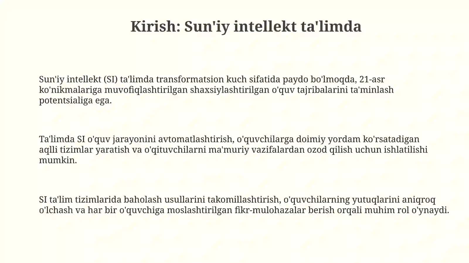 Sun'iy intellekt: muammovaistiqbollar 3