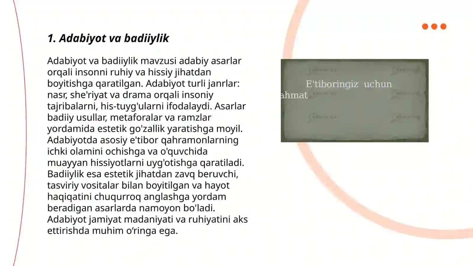 Badiiylik bezavol yangilik 3
