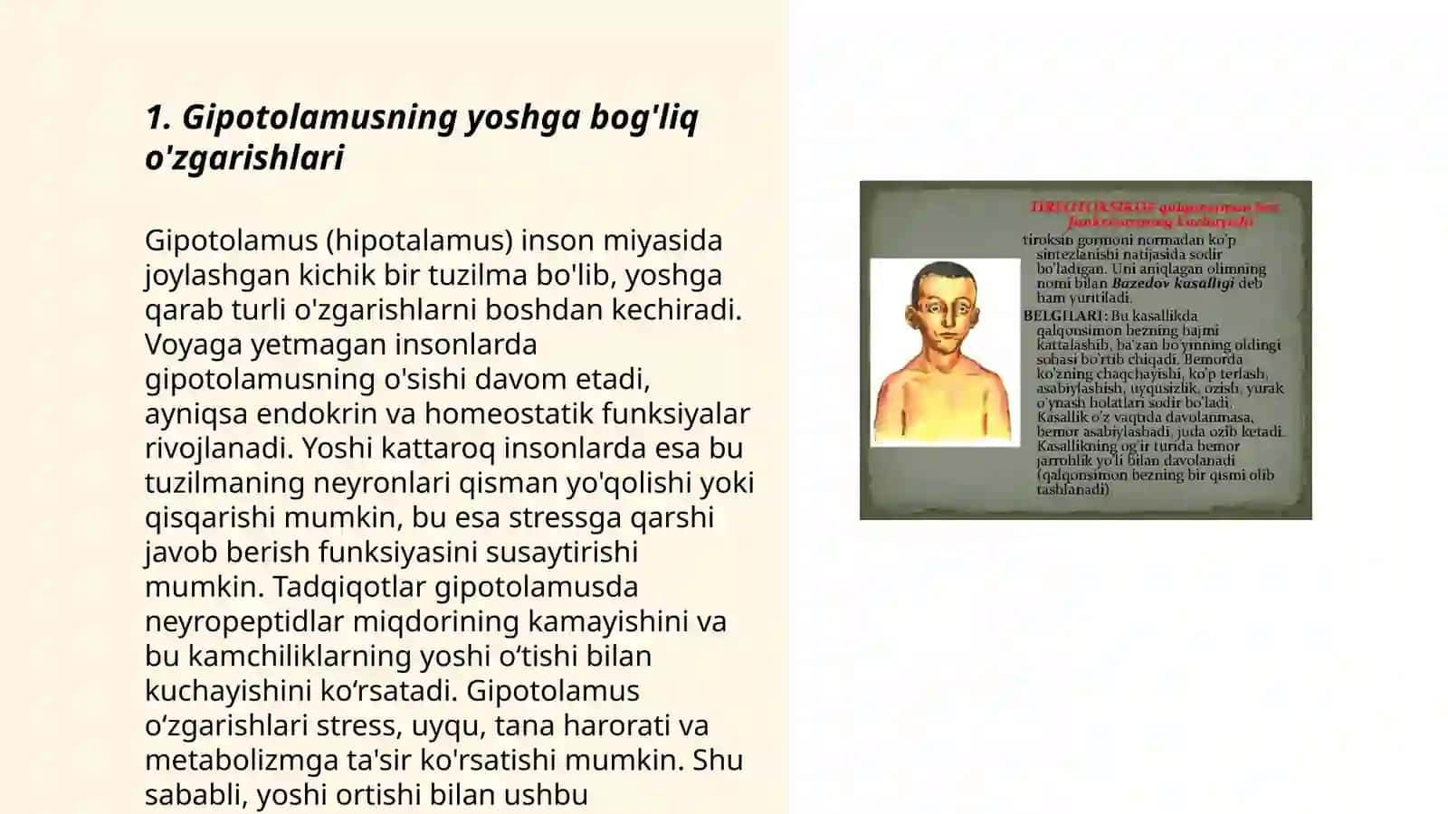 Ichki sekretsiya bezlarining yosh xususiyati va endokrin kasalliklar 3