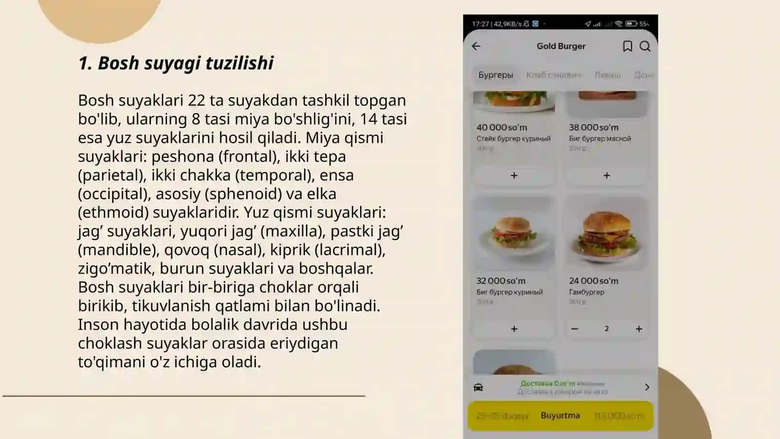Bosh suyagi qismlari 3