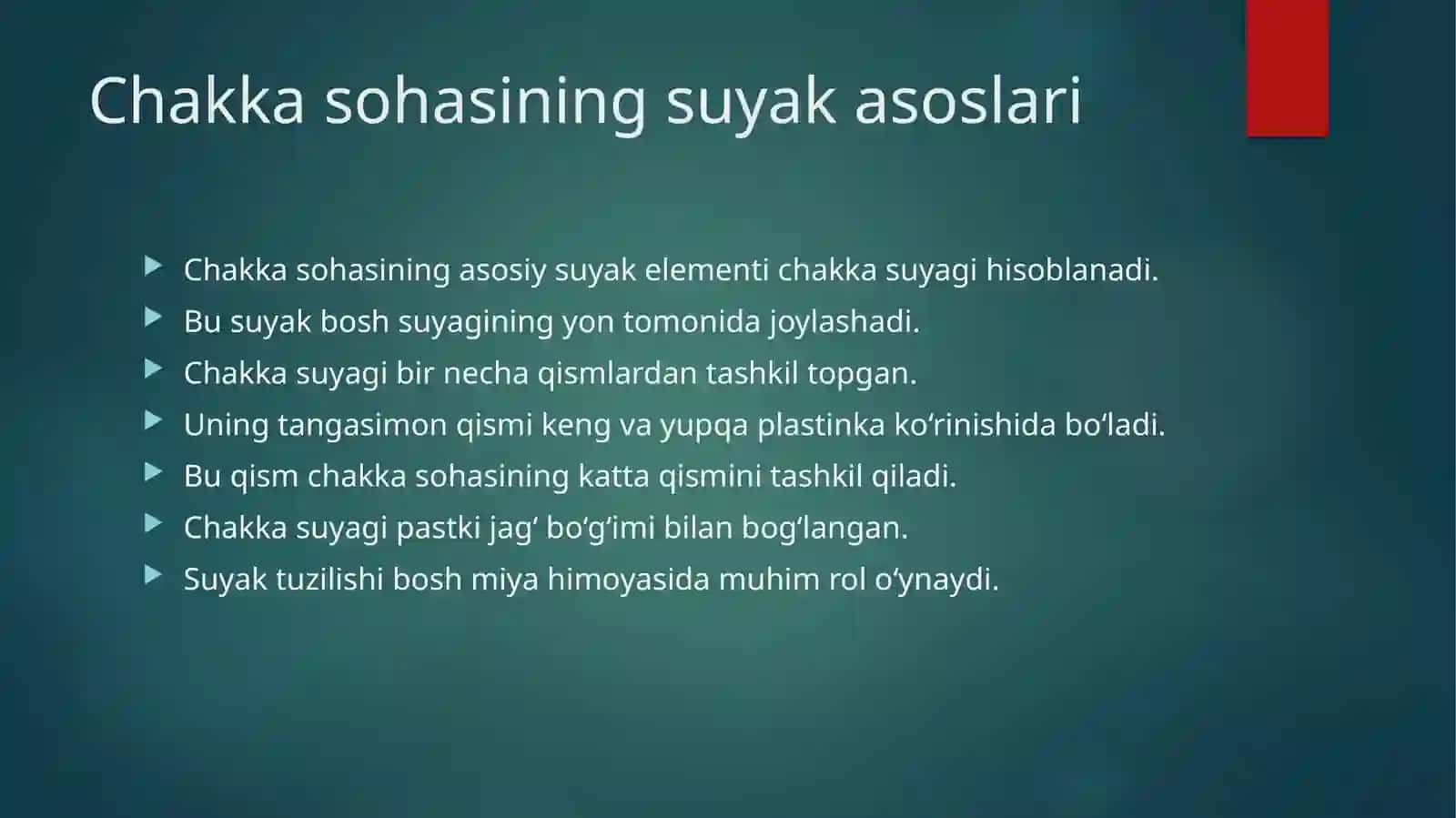 Chakka sohasi haqida umumiy tushuncha 3