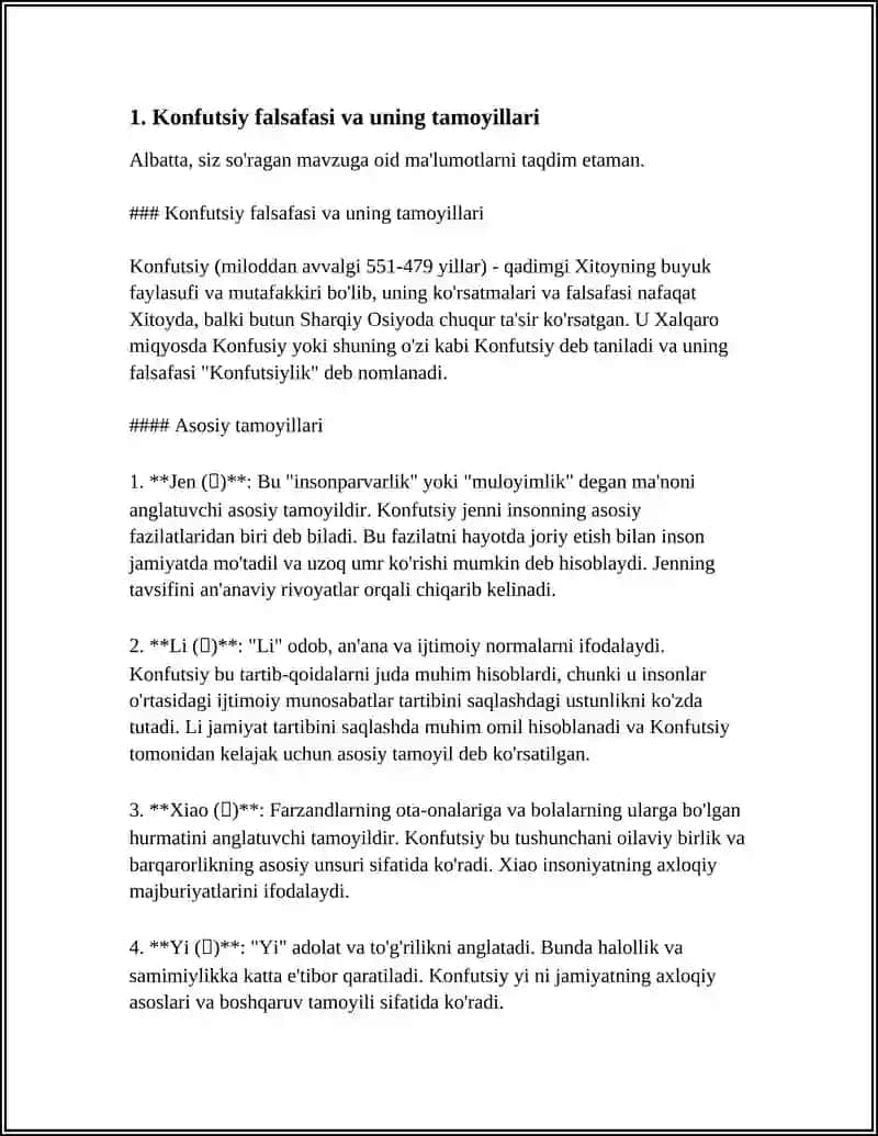 Konfutsiy falsafasi va uning tamoyillari 3