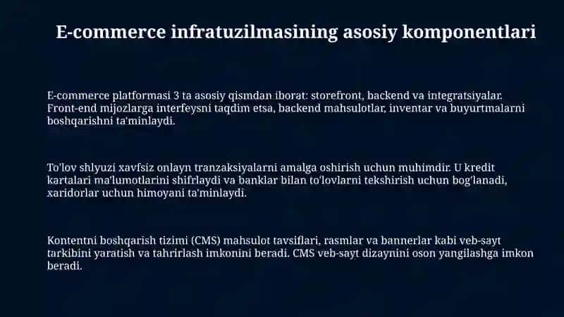 Internetdagi elektron tijorat tizimi infratuzilmasi 3