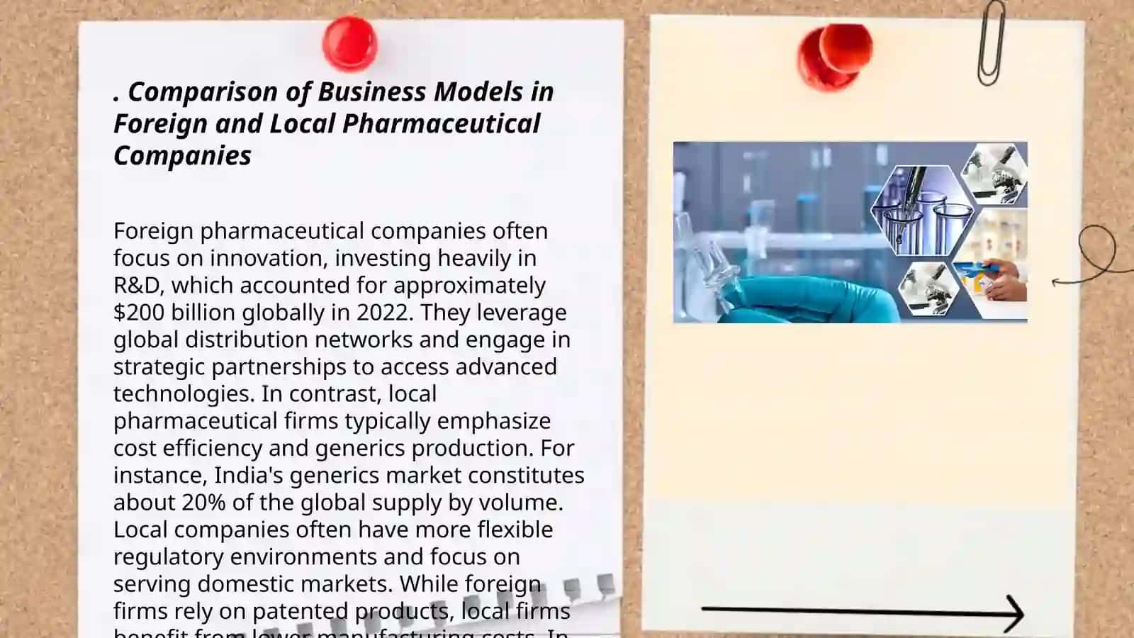 Comparison of Business Models in Foreign and Local Pharmaceutical Companies 3