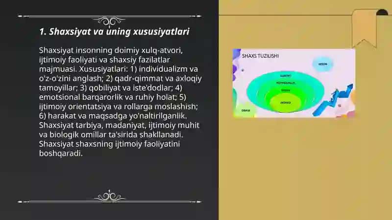 Shaxsiyat va uning xususiyatlari 3