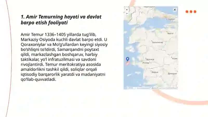 Amir Temur imperiyasi, imperiyaning siyosiy va madaniy hayoti 3