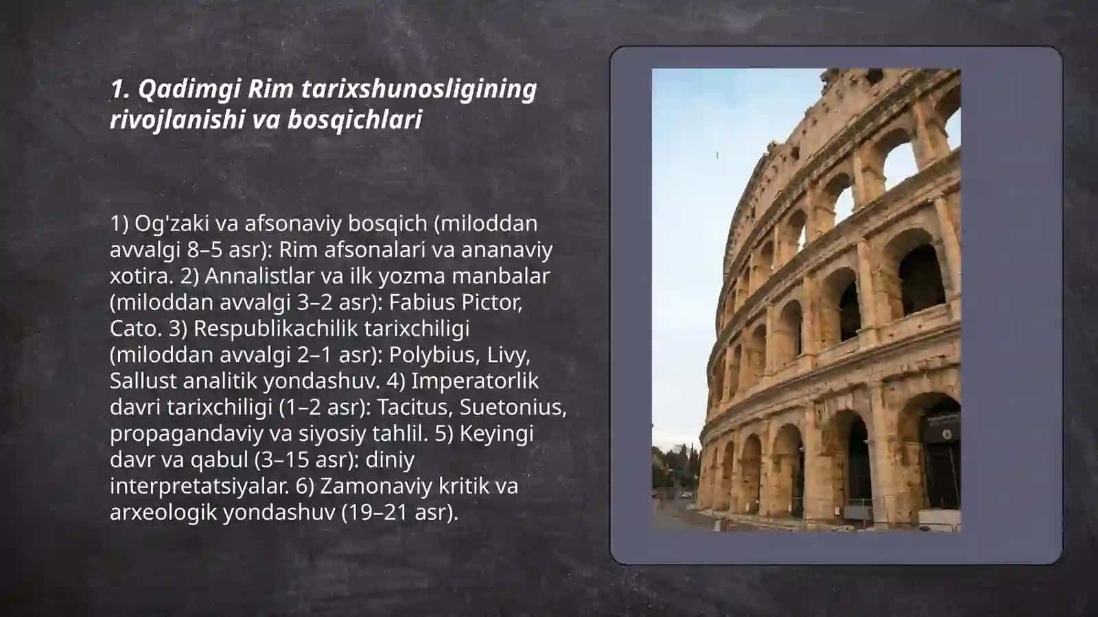 Qadimgi Rim tarixi tarixshunosligi 3