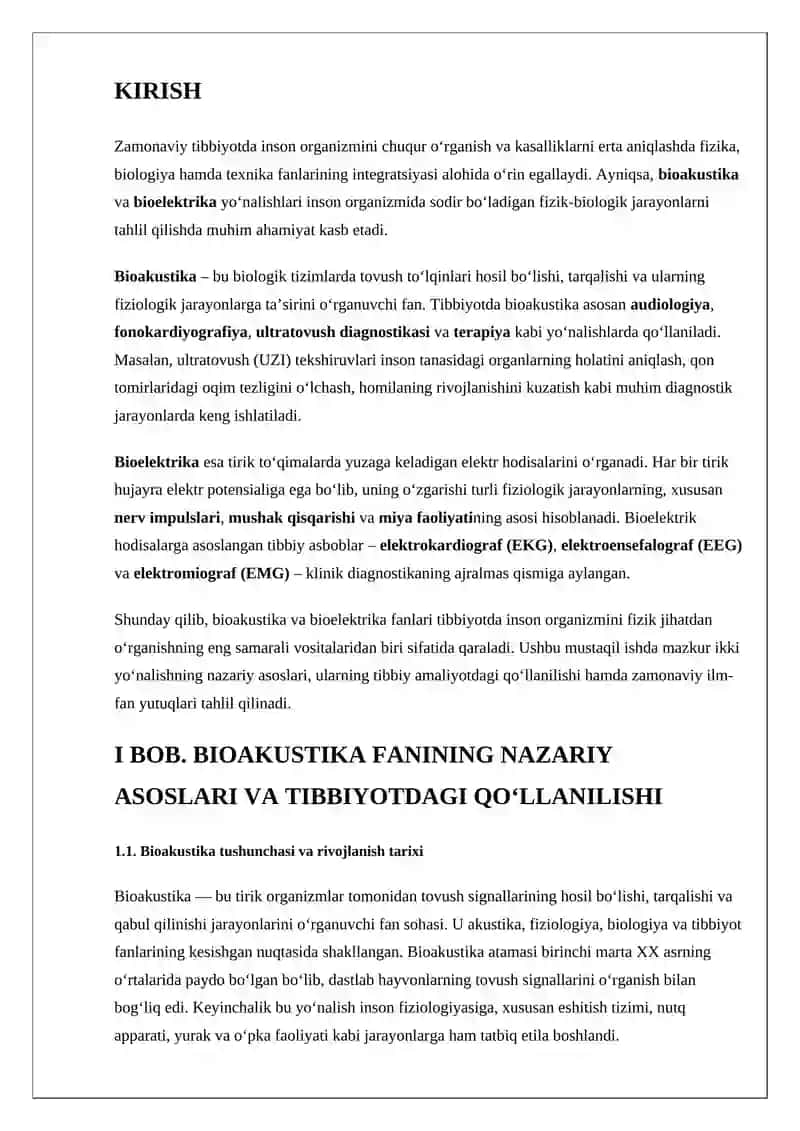 BIOAKUSTIKA VA BIOELEKTRIKA 3