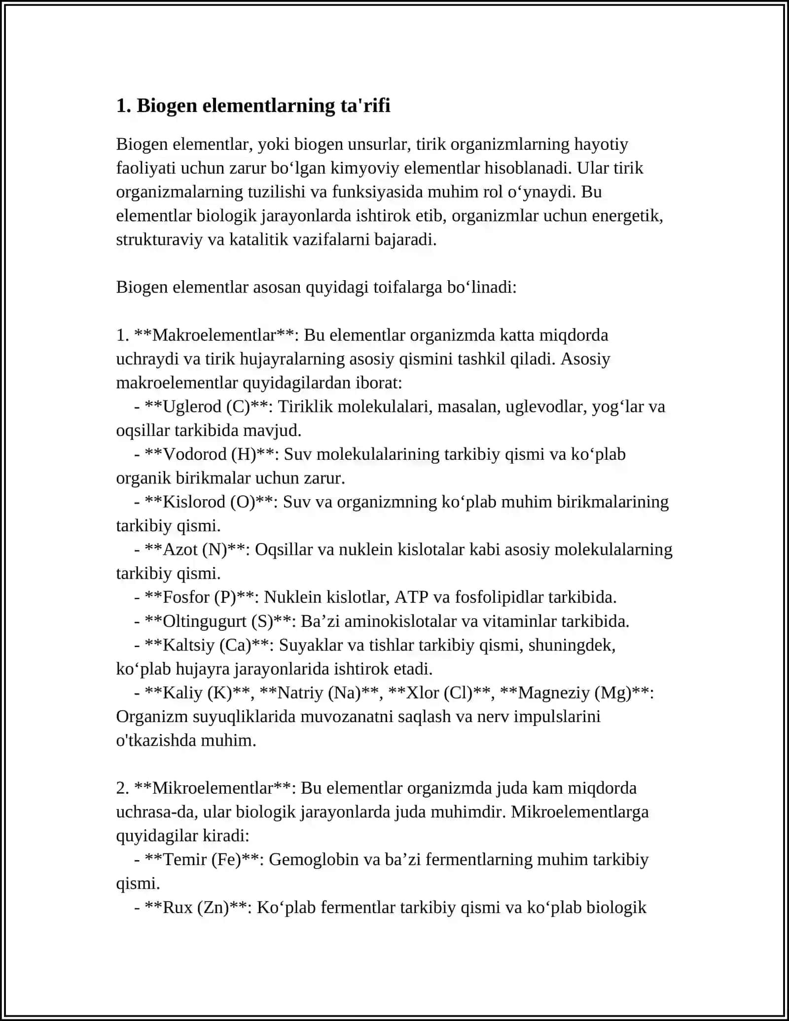 BIOGEN ELEMENTLAR VA ULARNING AHAMIYATI 3