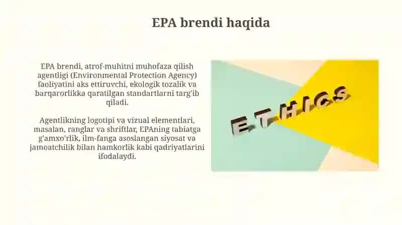 EPA brendi haqida 3