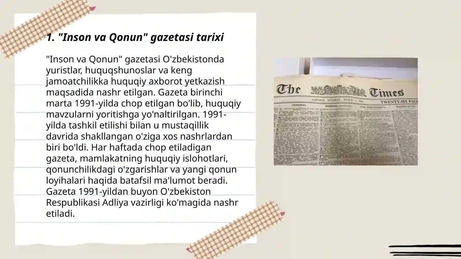 Inson va Qonun gazetasi 3