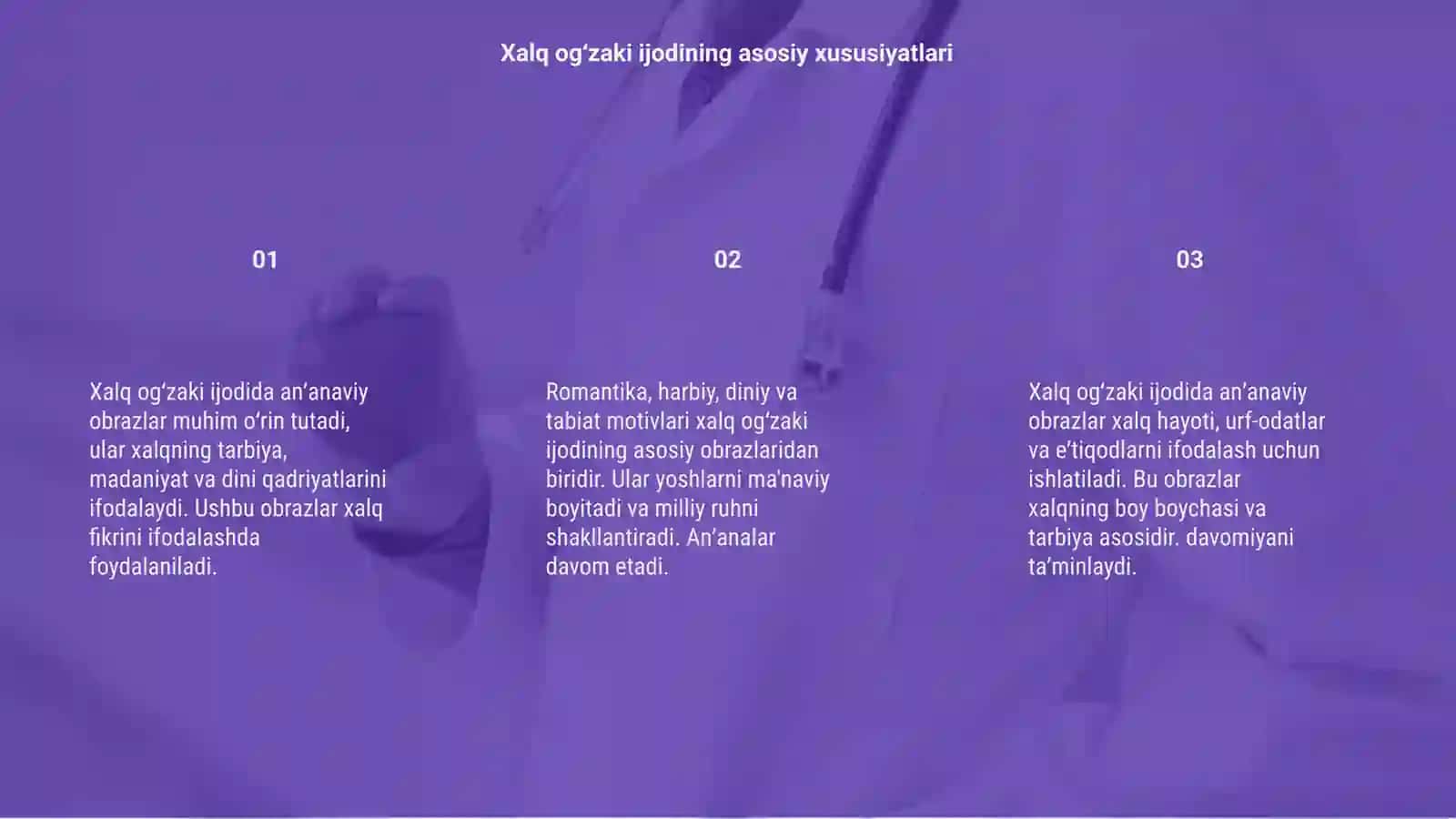 Xalq ogʻzaki ijodidagi anʼanaviy obrazlar 3